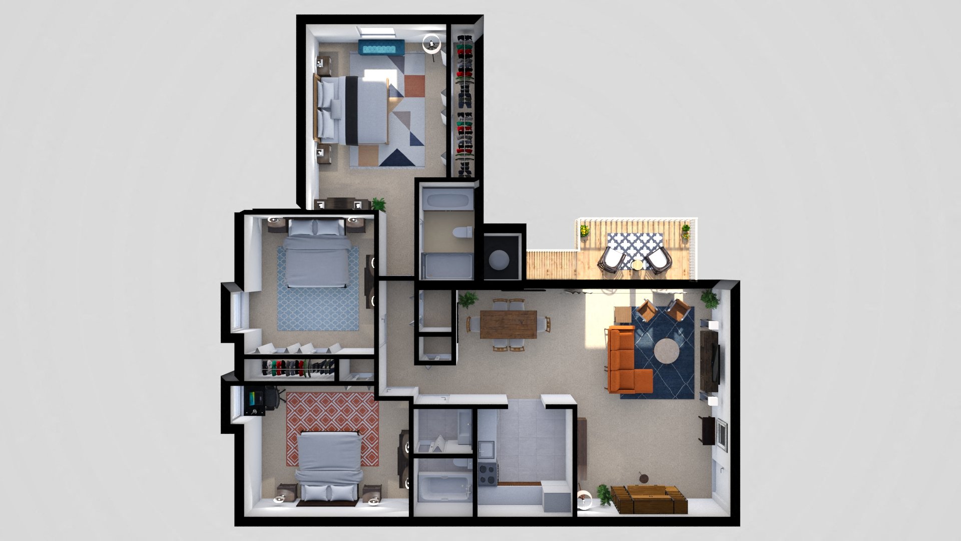 Suite A Floorplan